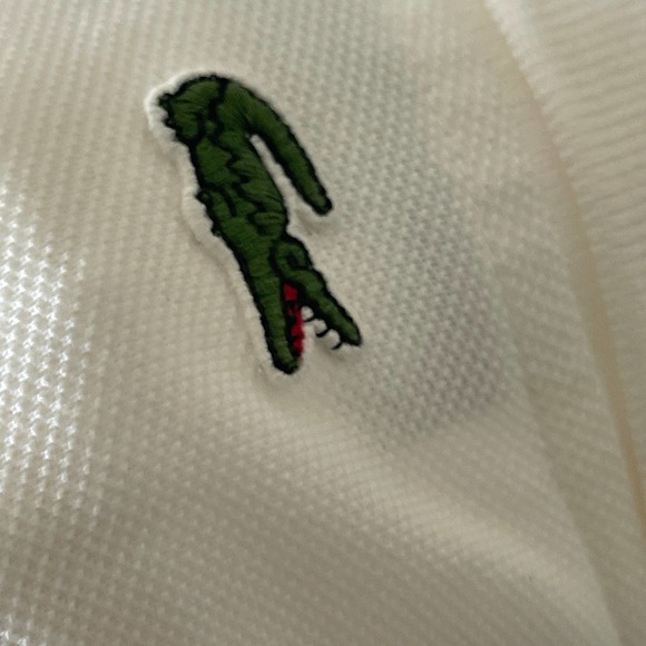 NEW Lacoste Save Our Species Limited Edition Condor Medium White Polo Shirt - Picture 6 of 8